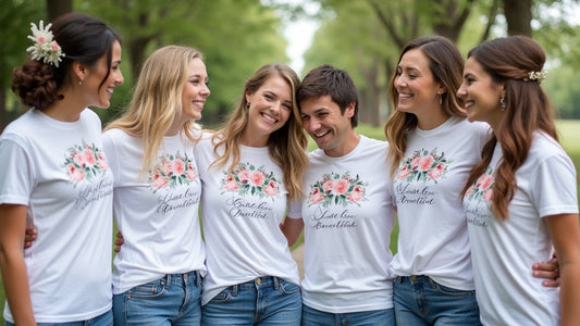 DTF Printing for Wedding Parties Matching Shirts and Apparel Solutions