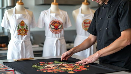 DTF Transfers for Cooking Classes Chef Aprons and Custom Kitchen Apparel