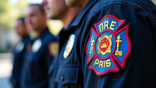 DTF Transfers for Emergency Services Professional Uniforms for First Responders