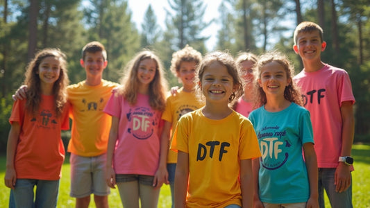 Summer Camp DTF Apparel Fun Custom Shirts for Campers and Counselors