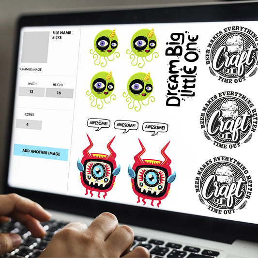 Build Your Own Gang Sheet for DTF Transfers