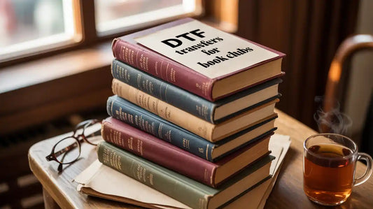 Full Color DTF Transfers for Book Clubs with EazyDTF – Silly Goose, Cozy Girl, and Spooky Readers Collection