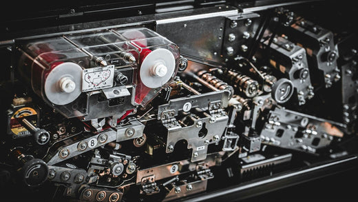 Inside of a DTF printer.