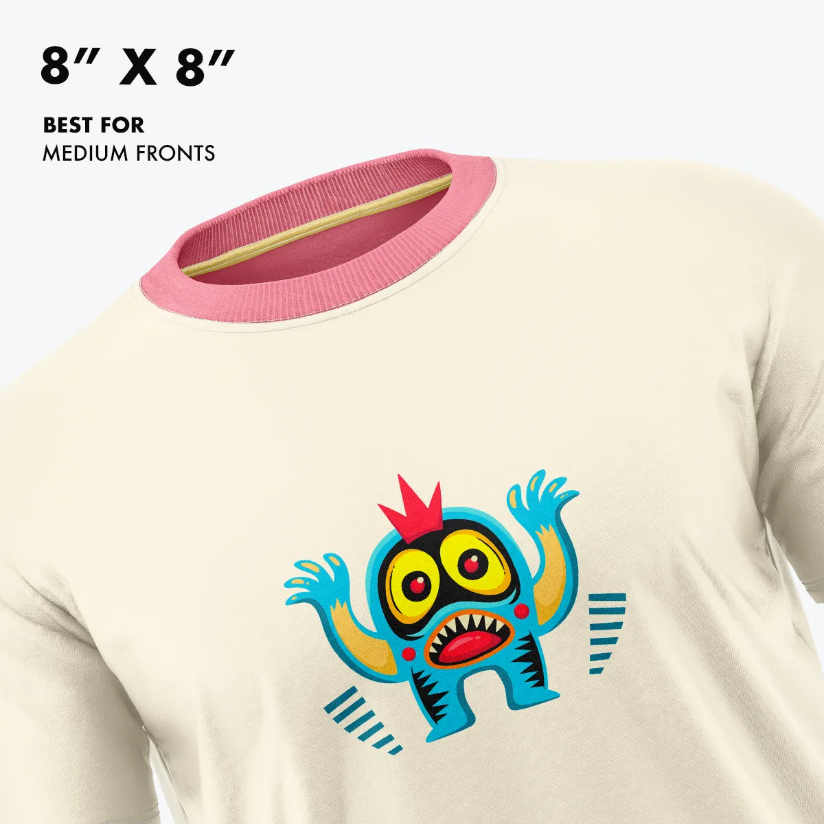 DTF Transfer By Size 8”x8”